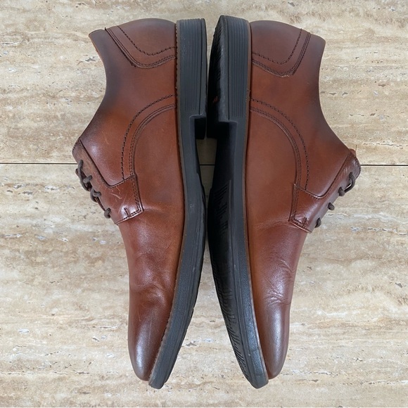 Rockport Men's Leather Trutech Slayter Plain Toe Shoes Brown Size 13 M Lace Up - Picture 3 of 10